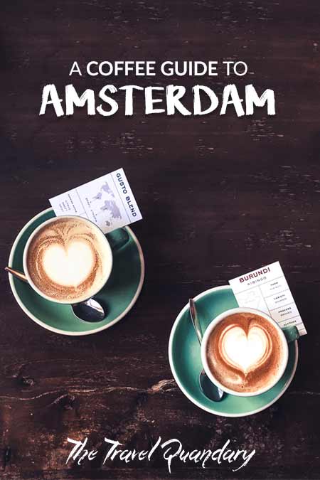 Best Coffee in Amsterdam | Two regular white coffees at Bocca Coffee, Amsterdam, The Netherlands