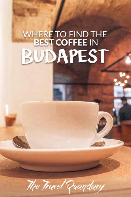 A latte at Espresso Embassy, Budapest, Hungary