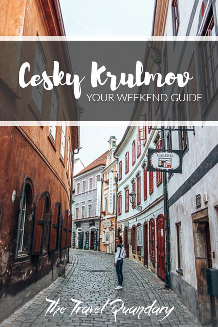 A Fairytale Town How To Spend A Weekend In Cesky Krumlov2 Pin to Pinterest: Wandering fairytown alleys in Cesky Krumlov