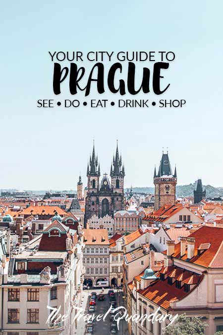Prague City Guide2 View over Prague from Klementinum Astronomical Tower, Prague