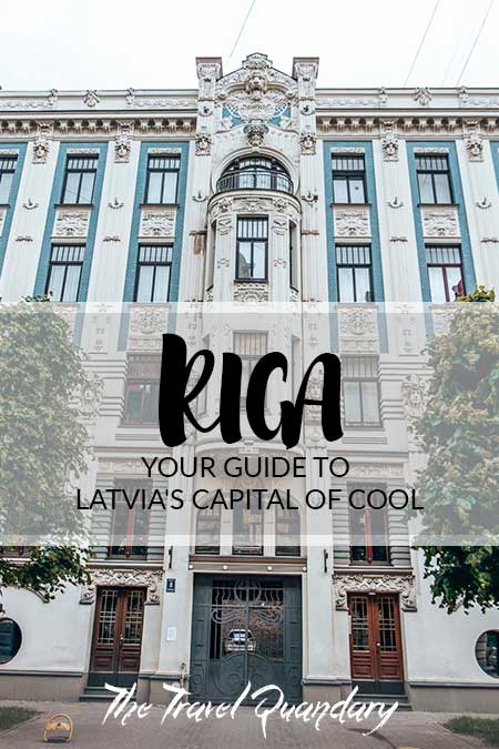 24 Hours in Riga2 Pin Photo: Admiring art nouveau in Elisabetes Iela, Riga Latvia