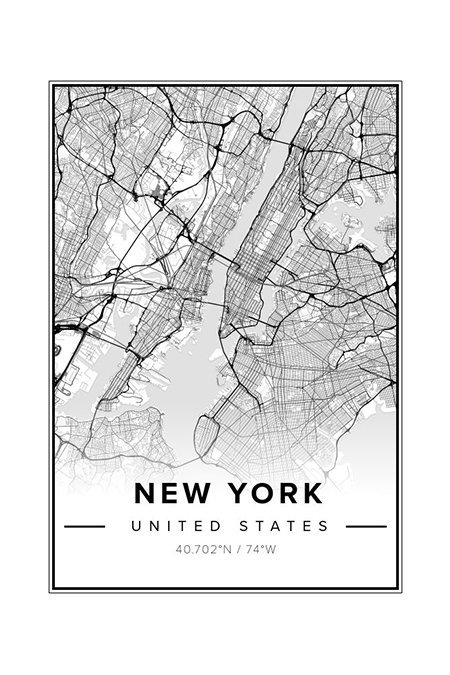 GiftGuideModernTraveller Mapiful New York Map Mapiful New York Map - Gift Guide Modern Traveller