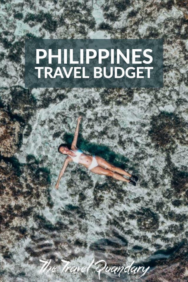 Philippines Travel Budget Pinterest Pin to Pinterest: Floating in the Magpupungko Rock Pools, Siargao - Philippines Travel Costs