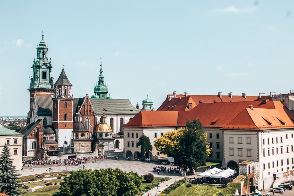 A view of Wawel Royal Castle in Krakow, Poland - one of the best hidden gems of europe
