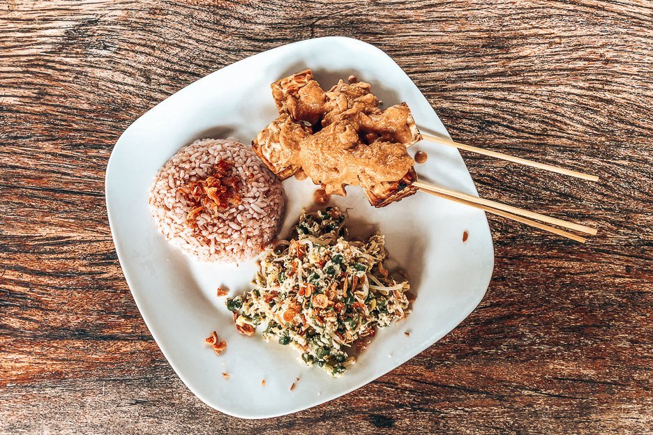 25 Incredible Photos Of Bali To Spark Your Wanderlust 24 L Satay tempe skewers at The Shala Bali, Ubud, Bali Gallery