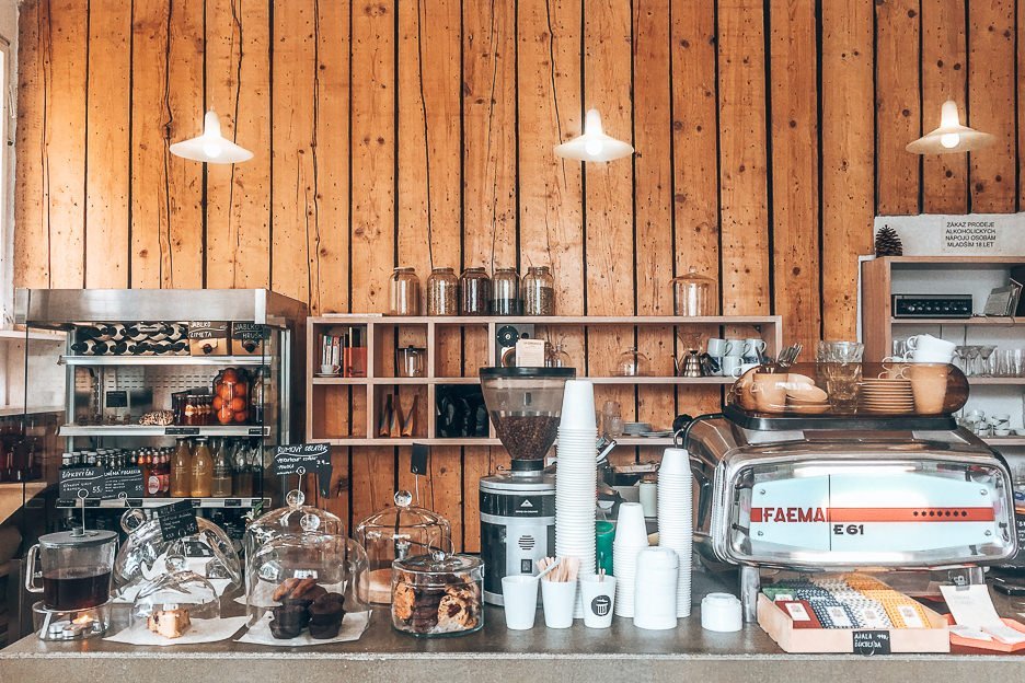6 Amazing Third Wave Coffee Shops in Prague 10 L Coffee counter at I Need Coffee!, Coffee in Prague