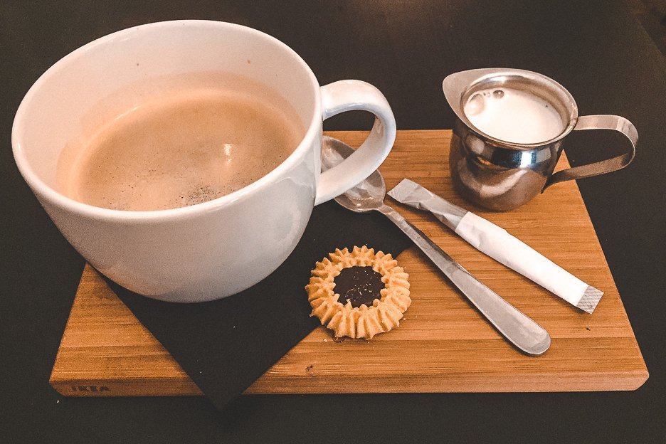 Koffie double at Coffeebar Intense, Antwerp Belgium
