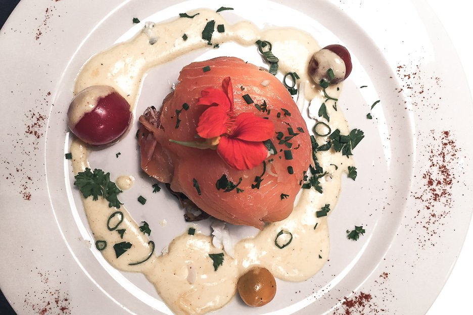 A Complete Guide To 24 Hours In Bruges 3 L Eggs benedict with salmon at Nomad Cafe, Bruges Belgium