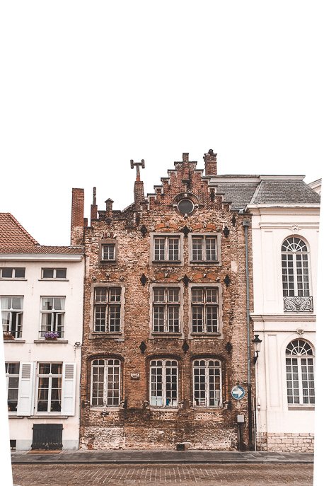 Gingerbread facades in Bruges, Belgium