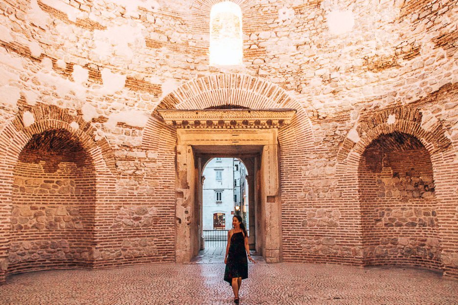 A Complete Guide To Split Croatia 11 L Exploring old ruins within Diocletian's Palace, Split Croatia