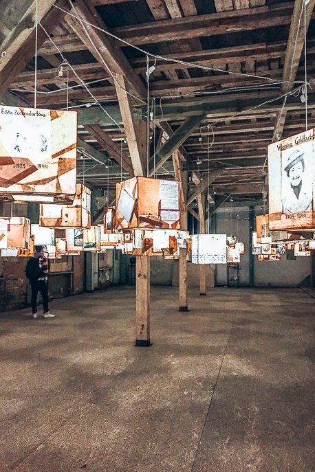 3000 fates lantern exhibition at the Riga Ghetto and Latvia Holocaust Museum