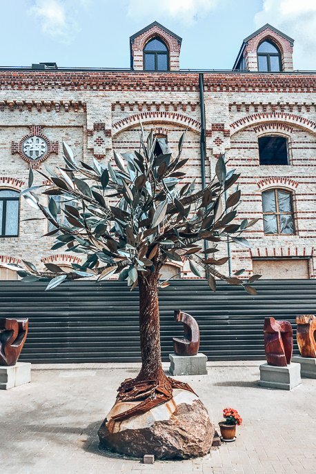 Peace Tree at the Riga Ghetto and Latvia Holocause Museum