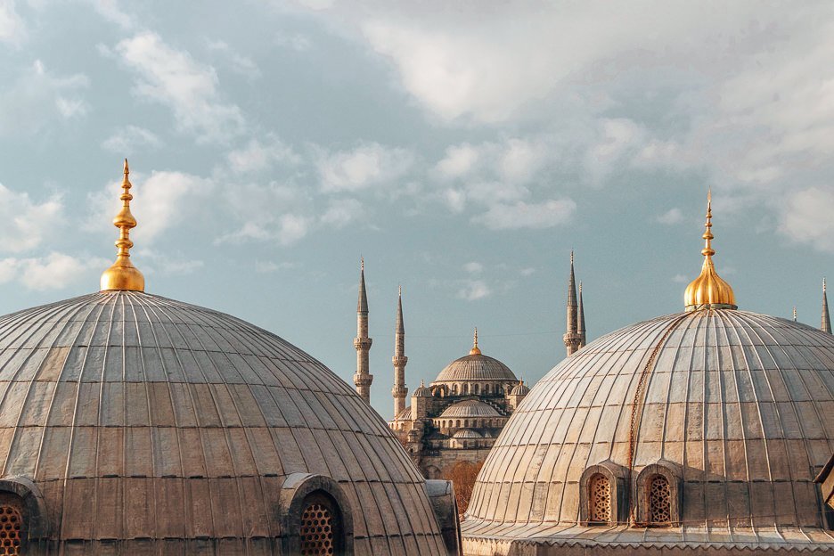 View of the domes from the Hagia Sofia Mseum - Istanbul City Guide, Turkey
