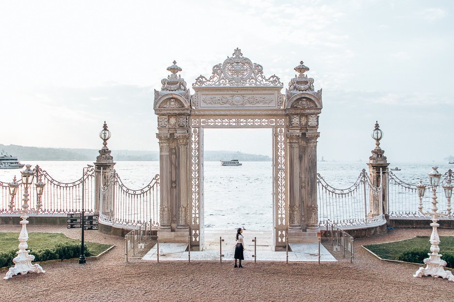 Gate at Dolmabahce Palace - Istanbul City Guide, Turkey