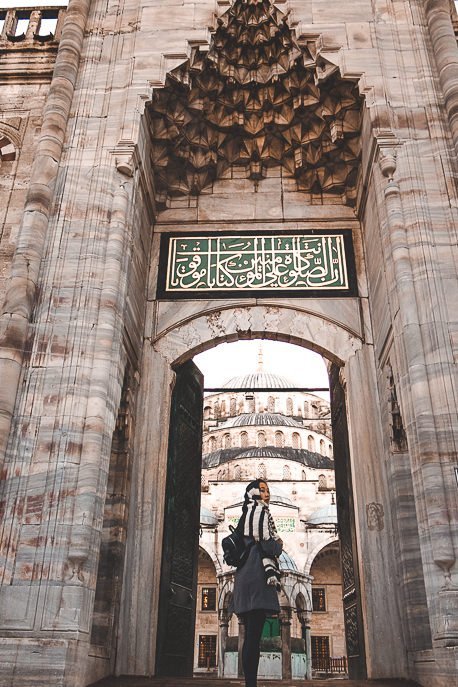 A Guide On How To Spend 4 Days In Istanbul 6 P Entrance into courtyard of The Blue Mosque - Istanbul City Guide, Turkey