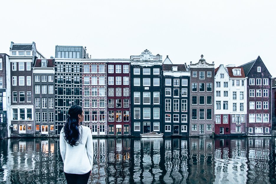 A Non Touristy Weekend Guide To Amsterdam 12 L Facing the gingerbread houses at Damrak, Amsterdam