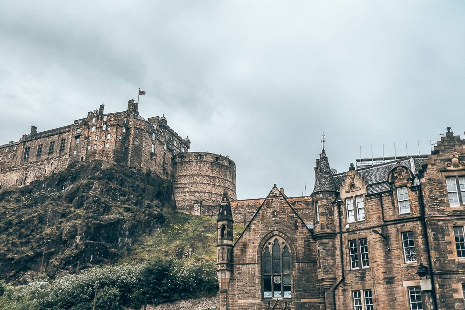 An Unmissable Guide To 48 Hours In Edinburgh 15 L Edinburgh castle from below, Edinburgh