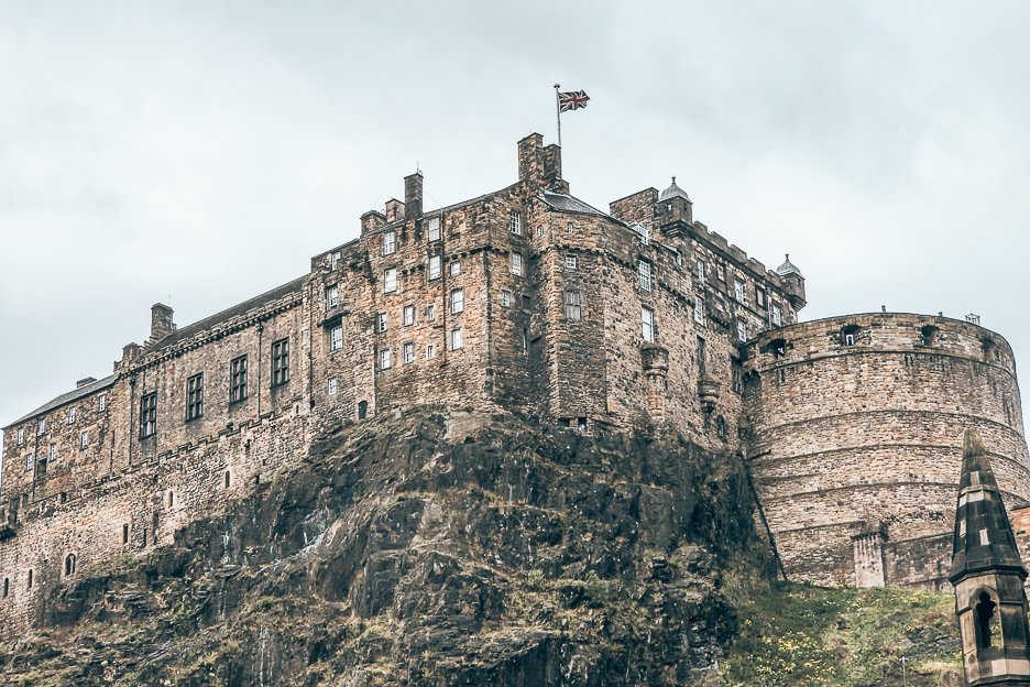 Edinburgh Castle on the hill, Edinburgh