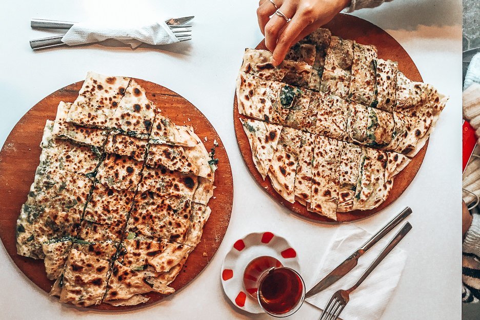 Eating in Europe 18 Must Try Traditional Foods 5 L Delicious gozleme at Gozlemece, Istanbul
