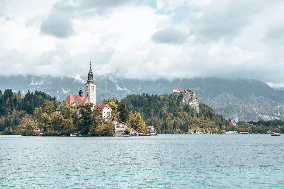 Lake Bled and Bled Castle, Slovenia