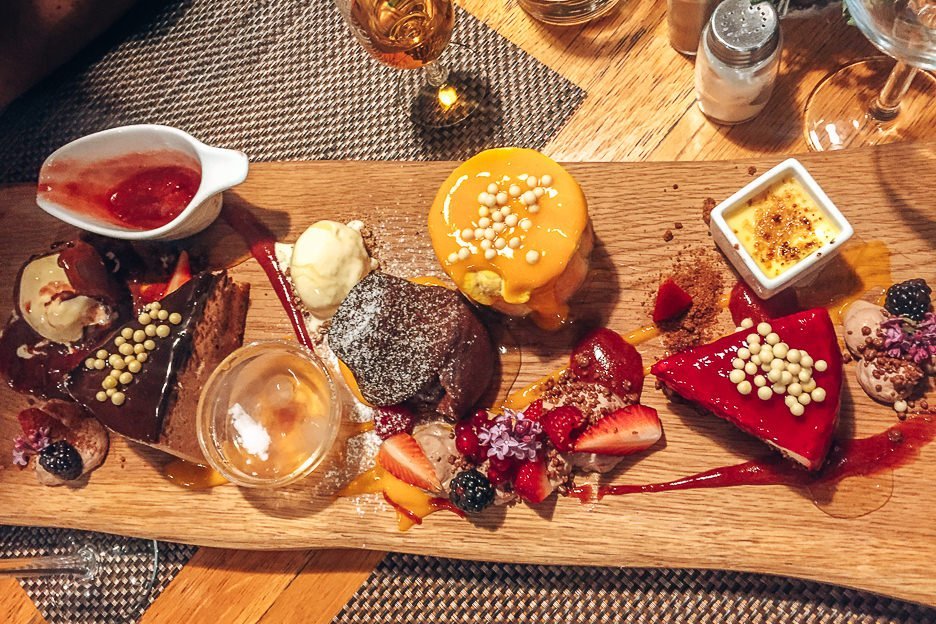 How To Escape The City A Weekend In Lake Bled 7 L Dessert platter at Restavracija Sova Bled, Lake Bled Slovenia