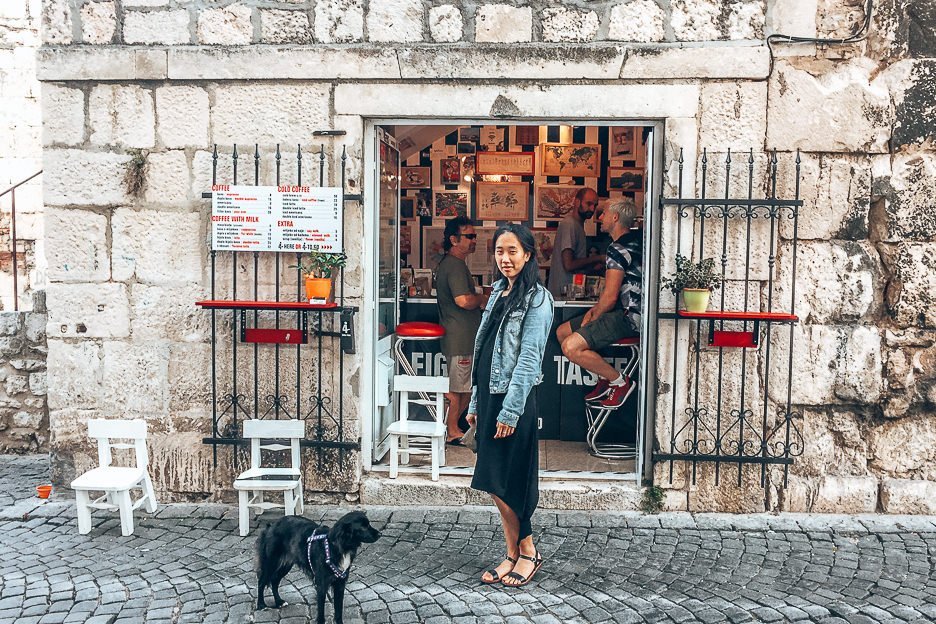 How To Spend 1 Day In Split 2 L Jasmine in front of 4coffee soul food, Split