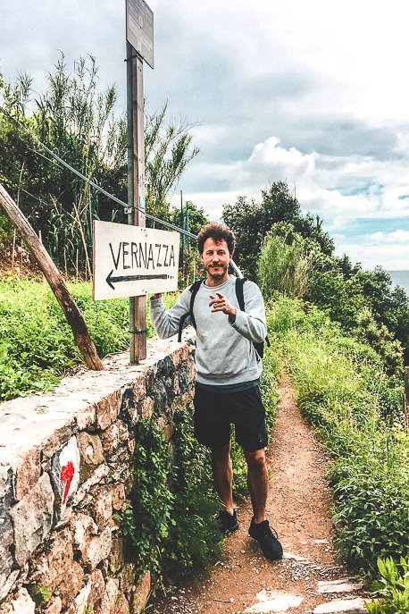 Hiking trails towards Vernazza, Cinque Terre