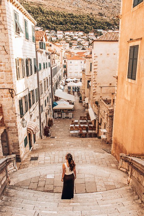 How To Spend 48 Hours In Dubrovnik 10 P On the historic stairs in Dubrovnik Old Town, Croatia