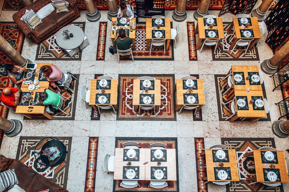 How To Spend The Perfect 3 Days In Lisbon 14 L Tables in impeccable order at LESS Restaurant, Lisbon