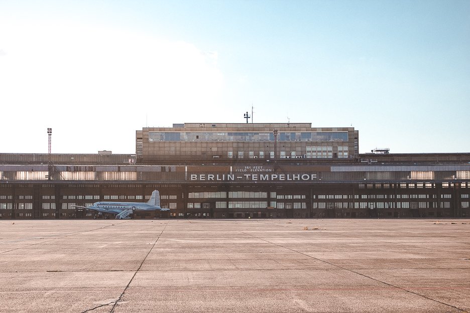 The Alternative Berlin City Guide 7 L Olf airport terminal in Tempelhofer Feld, Berlin