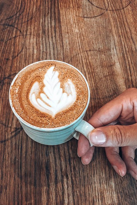 A latte from Fortitude Coffee, Edinburgh
