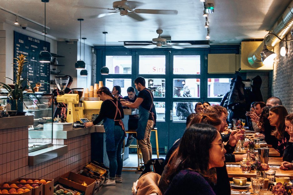 The Best Breakfast in Amsterdam 7 Delicious Brunch Cafes 11 L Hungry diners at Bakers and Roasters, Amsterdam