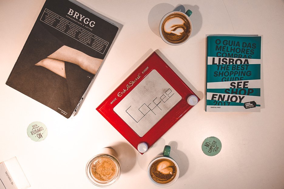 The Best Coffee In Lisbon 5 Cafes Not To Miss 3 L Coffees and magazines at Copenhagen Coffee Lab, Lisbon Portugal