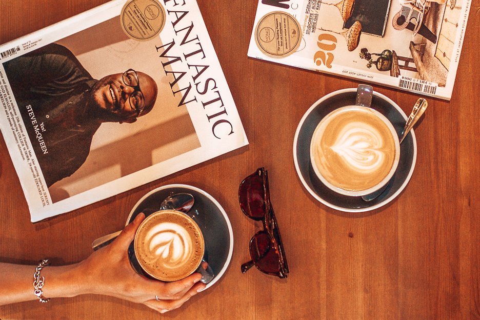 The Best Specialty Coffee In Amsterdam 10 Cafes You Should Visit 6 L Coffees and magazines inside Monks Coffee Roasters, Amsterdam