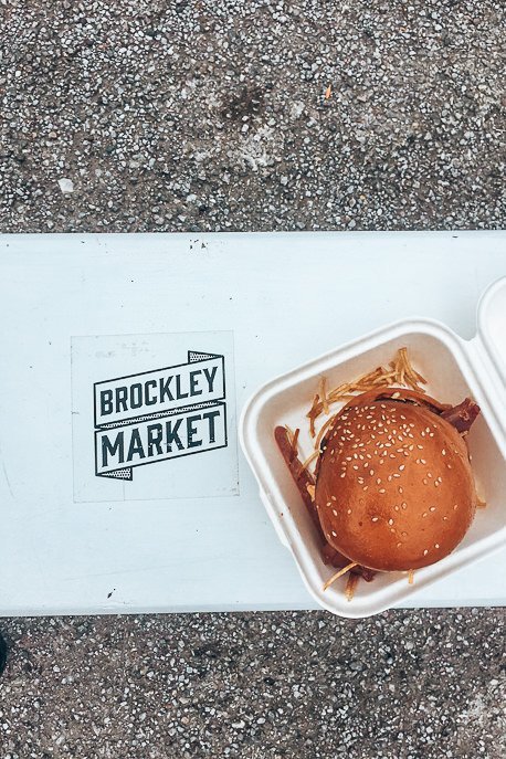 The Essential London Market Guide 19 P Burger and shoestring fries at Brockley Market, London Market Guide