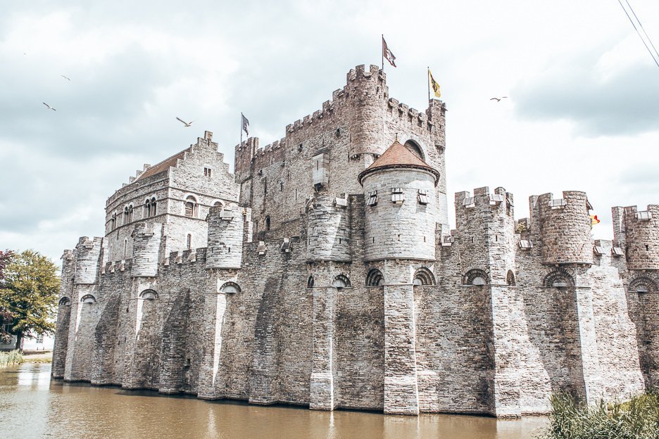 The Undiscovered Flemish Jewel A Day Trip To Ghent 2 L The outside of Gravensteen in Ghent, Belgium