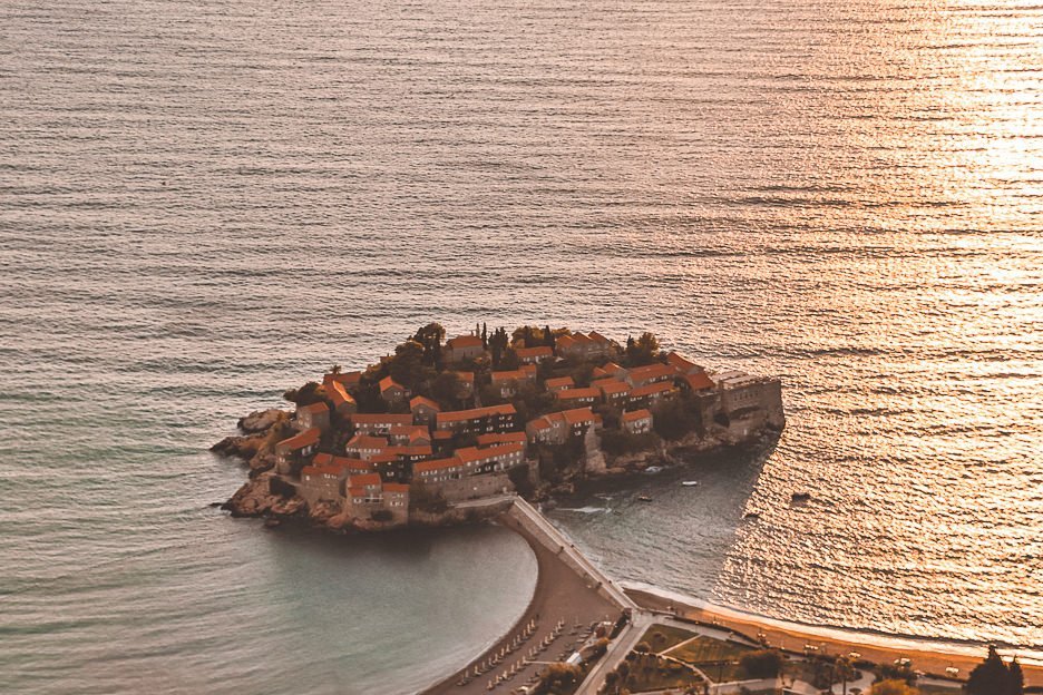 Unravelled A Guide To Exploring Montenegro 8 L View over Sveti Stefan, Montenegro