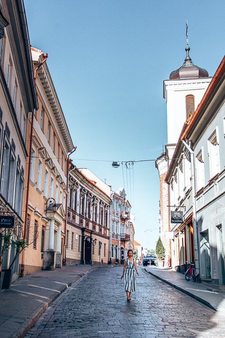 What To Pack For A European Road Trip 5 P Strolling the streets at daybreak, Vilnius