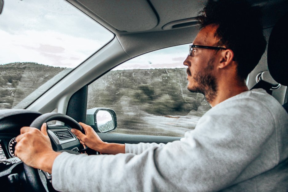What We Learned From Our 50 Days European Campervan Trip 10 L Bevan driving our campervan in Norway