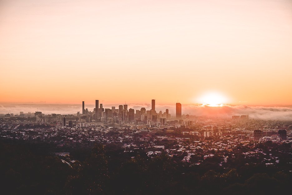 An Insiders Guide To Brisbane Australia 10 L Foggy sunrise over Brisbane from Mt Coot-tha Lookout