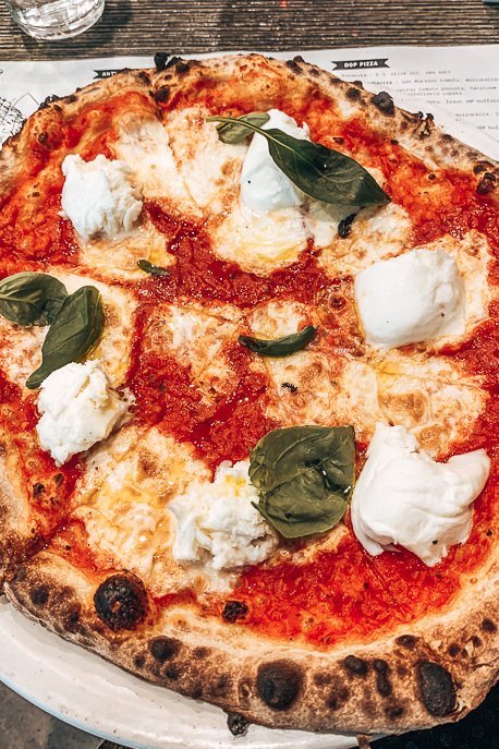 Mini Melbourne Mini City Guide 16 P D.O.C Margarita Pizza at D.O.C Pizza and Mozzarella Bar - Melbourne Travel Guide
