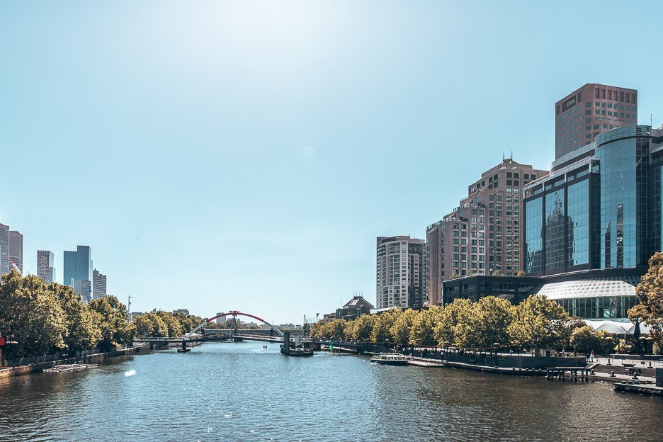 Mini Melbourne Travel Guide 1 L Yarra River on a sunny day - Melbourne Travel Guide