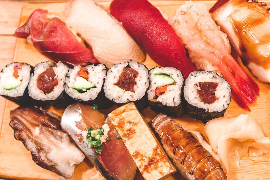 Plate of Sushi and nigiri | Must try Japanese Food