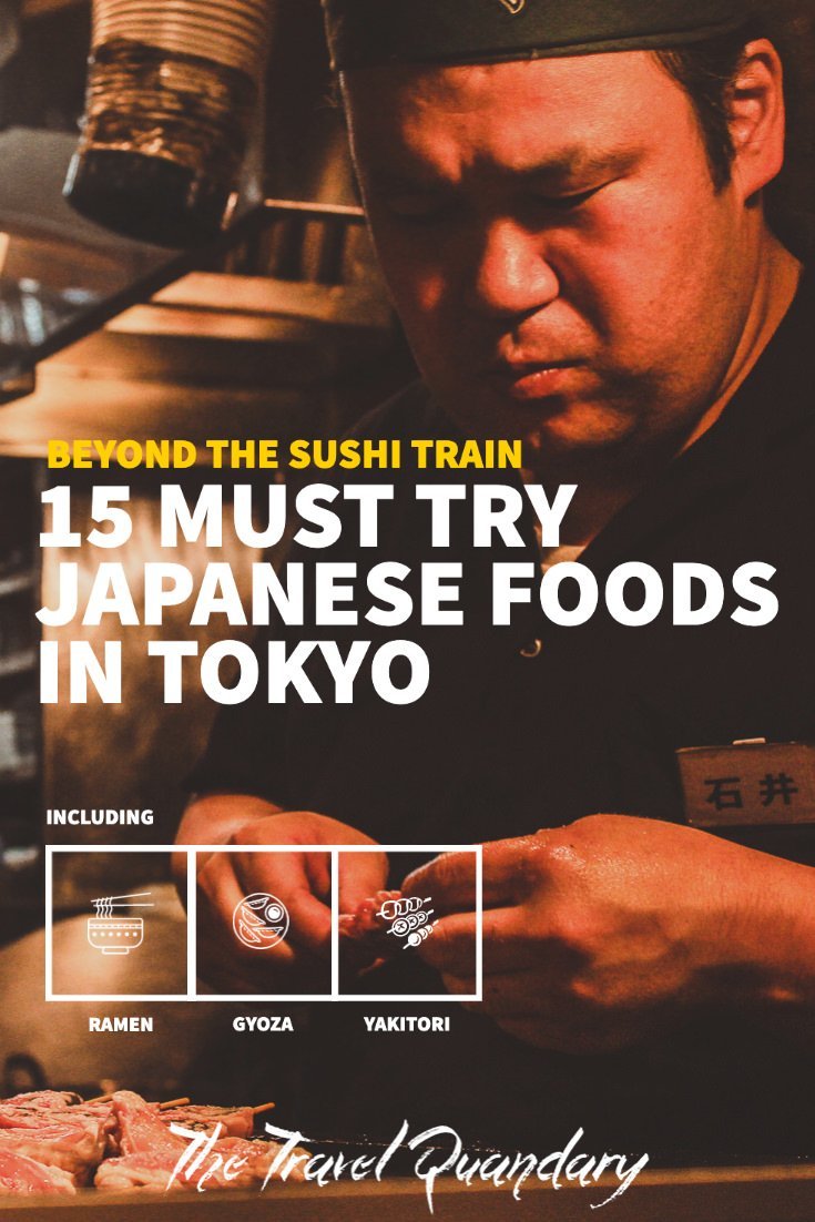 Beyond The Sushi Train 15 Must Try Japanese Food in Tokyo Japan Pin 1 Pin to Pinterest: Japanese Food Culture