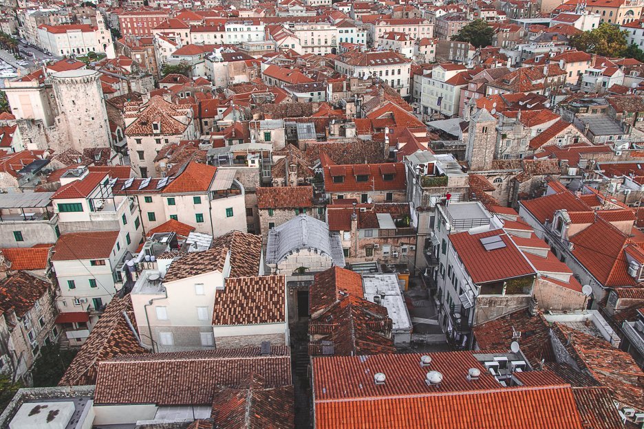 Through Our Lens Croatia 18 L Medieval city of Split Croatia from above