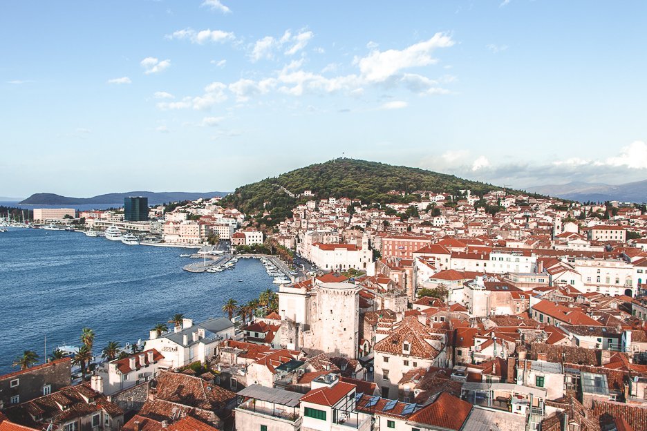 Through Our Lens Croatia 19 L View over the city of Split from Saint Domnius Cathedral