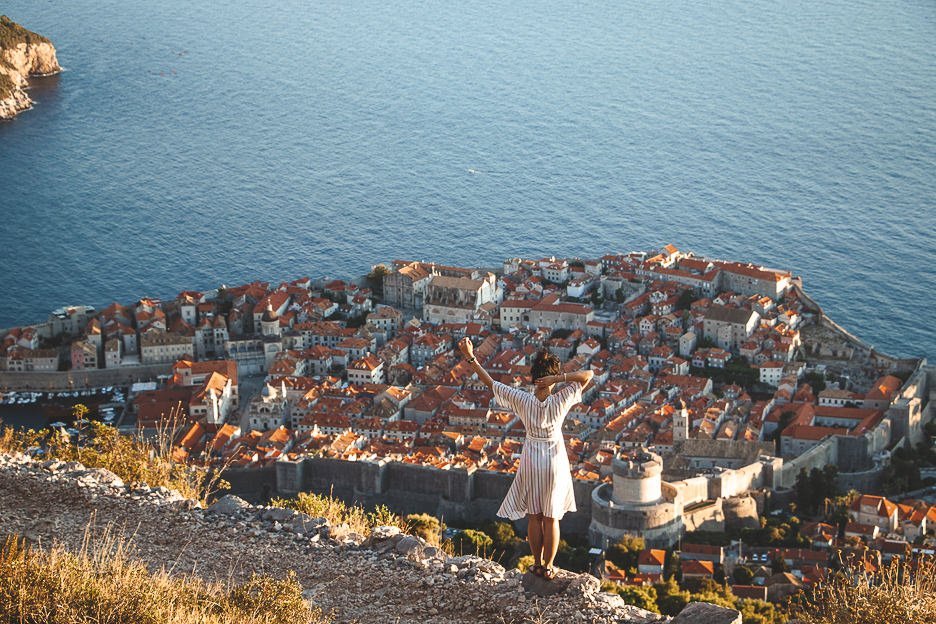 Through Our Lens Croatia 22 L Looking out over Dubrovnik Old Town from above, Croatia