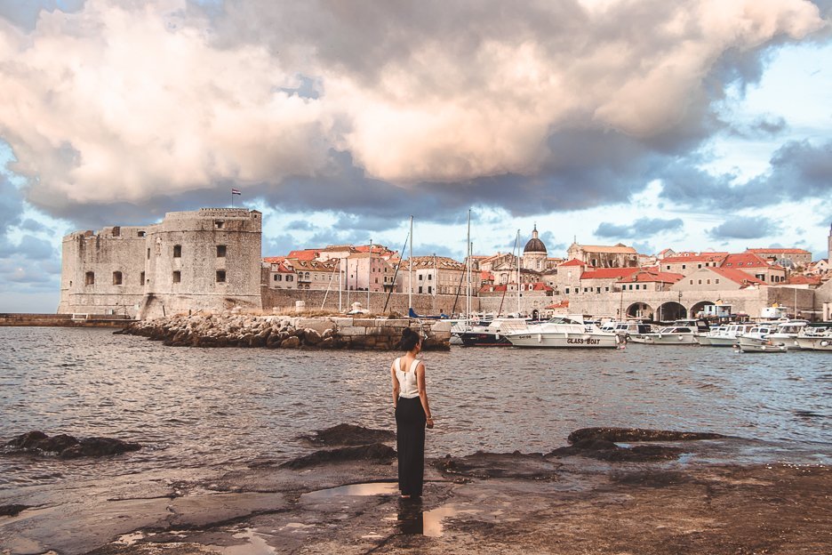 Through Our Lens Croatia 23 L A view of the old port of Dubrovnik from Lazarati