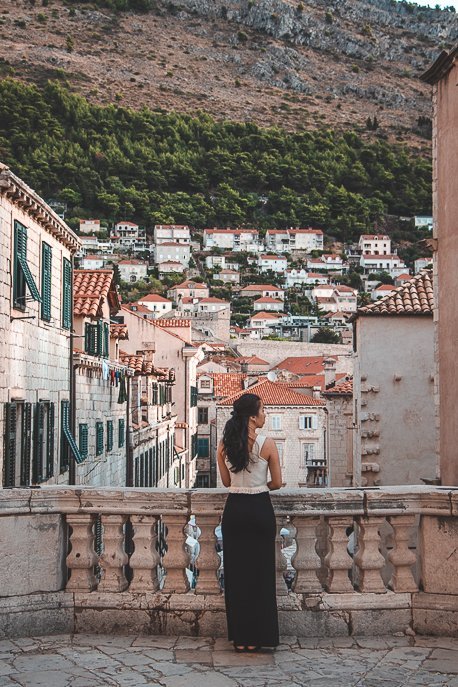 Through Our Lens Croatia 8 P At the top of the Historic Stairs of Dubrovnik
