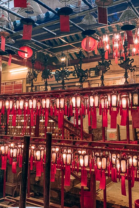what to do in Hong Kong - visit Man Mo Temple